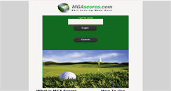 Desktop Screenshot of mgascores.com